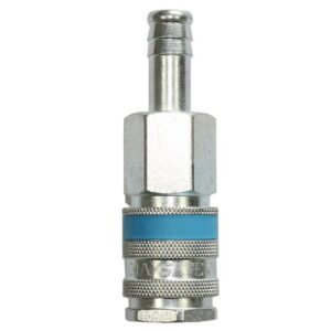 C19 10mm Hosetail Coupling for compressed air applications, Made in the UK, interchangeable with PCL Standard, Rectus 19 Series, and Kee 057 Series, designed for single-handed operation in the automotive industry.