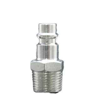 P25 Series 3/8″ BSPT Male Thread Plug European standard profile, designed for single-handed use in a variety of applications