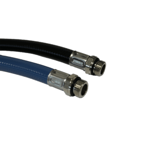 MaxSafe Breathing Air Hose with Plugs - Available in Blue or Black